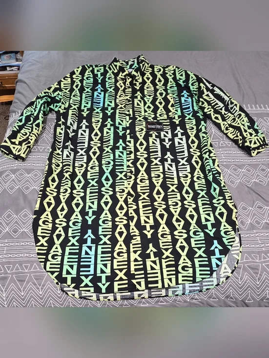 Savage X Fenty Oversized Logo Dress Size Medium - Picture 1 of 7